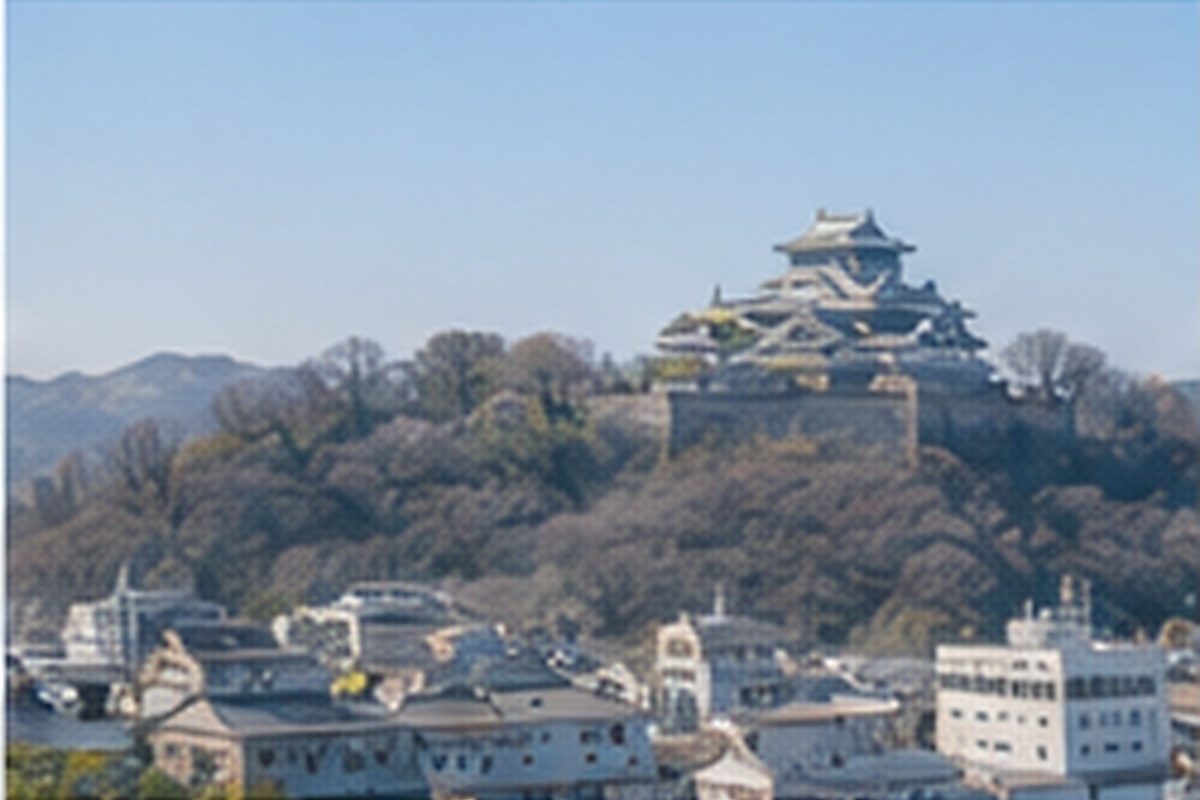 愛媛県松山市の街並み