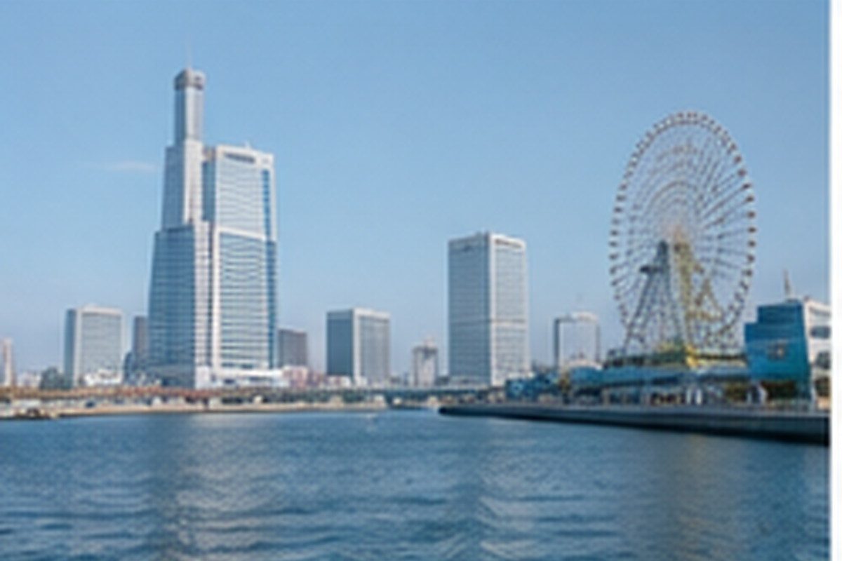 神奈川県横浜市中区の街並み